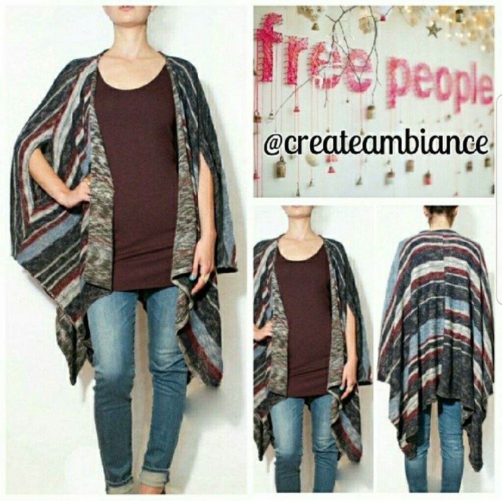 Free People Oversized Poncho